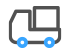 Icon for end-to-end logistics and fulfillment.